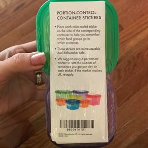 Portion control containers- NEW in package